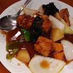 ひよどり中華料理 - 酢豚ハーフ