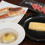鉄板BAR プロテアのたまご - 料理写真:4種集合