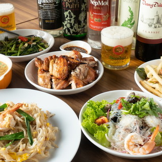 Great value course where you can enjoy a variety of recommended dishes ♪ All-you-can-drink included