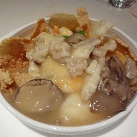 中国料理 四川 - おこげ料理。五目あんかけ