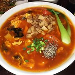 健康中華 青蓮 - トマト野菜広東麺