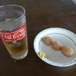 レストラン山頂 - ジンジャエールと玉こん