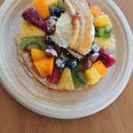 Cafe Morey's - ミックスフルーツパンケーキ