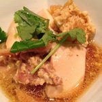 パネルハウス - 地鶏と豆腐の煮物