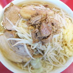 ラーメン二郎 - ラーメン小＋ニンニク