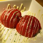 心人 - トマトサラダ。　　　　　　2019.08.28