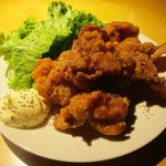 心人 - 鶏唐揚げ。　　　　　　2019.08.28