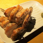 心人 - ヤゲン軟骨（串）。　　　　　　2019.08.28