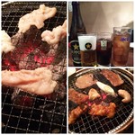 Sumibi Yakiniku Shichirintei - ◆ホルモンしお◆♪
                        ◆瓶ビール サッポロ黒ラベル、ウーロン茶、コーラ◆♪