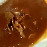 道の駅 龍神 - 和風猪カレーの猪肉