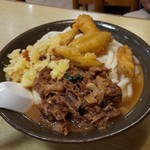 牧のうどん - 肉ごぼう天うどん  650円 (人気NO.1)