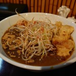 七弐八製麺 - 鶏天カレーうどん