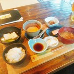 御厨 - 朝食　とろろセット