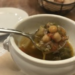 RISTORANTE Co.N.Te - イノシシのミネステローネ