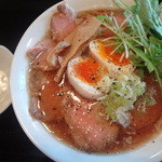 あぶらかすラーメン（チャーシュー・煮タマゴ）