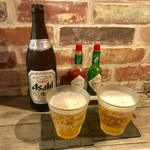 なっちょり - 中瓶ビール648円(税込)で乾杯