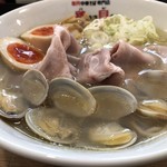 魚貝中華そば専門店 鶏さき貝ぢ - 