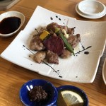 エム ズキッチン 森の雫 - コースの選べるメインのお肉。ボリュームあり