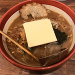 彰膳  - 伊勢味噌ラーメン&バター&炙りチャーシュー