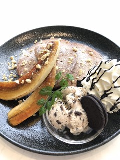 Cafe Lounge Milky - チョコバナナパンケーキ