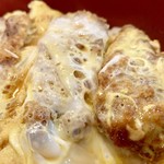 更科 - 玉子の加減もいい感じ…