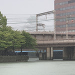 大阪屋形船 - うっすらと大阪城