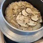 大阪屋形船 - 松茸ご飯