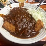 楽天 - カツカレー定食 御飯小