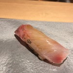 鮨 猪股 - シマアジ