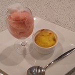 欣喜 - すいかシャーベット、西米布丁（タピオカプリン）