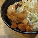 煮干し中華そば 一剣 - メンマが凄い迫力