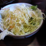 Ashizuri teishoku senta - 定食にはサラダ勿論ついてきます。
