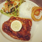 MKYアメリカンレストラン＆バー - 『フライドチキン ライスプレート』