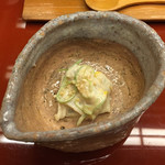 精進料理 醍醐 - 白芋茎胡麻和え