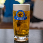 はやぶさ温泉 食事処 - 2019.8 生ビール 中ジョッキ（670円）