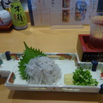 新宿栄寿司 - 白魚つまみ￥８００