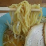 くるまやラーメン - 麺アップ