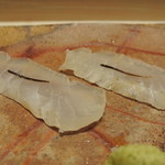 すし匠 - 鮃　昆布〆