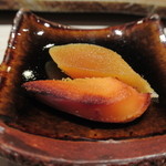 すし匠 - 自家製唐墨　片方は炙り