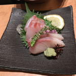 寿庵 - 鯛とブリのお刺身