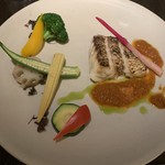 COLK  - 真鯛の炭火石窯焼き　トマトとアセロラのソース