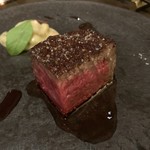 桜美味牛サーロインの炭火石窯焼き