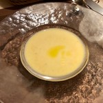 Osteria Austro - 2019.8.  信州初物！トウモロコシ『ゴールドラッシュ』冷製ポタージュ