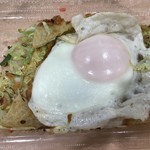 キャベツ焼 - キャベツ焼160円に目玉焼き50円(2019.8.13)