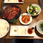 Gyuukaku - 牛角上ランチ、ご飯大盛り