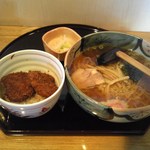 冨士山食堂 - ソースかつ丼セット