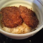 冨士山食堂 - セットのソースかつ丼