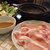 岩津屋 - 料理写真:キレイなピンク色の豚肉です！