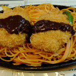 レストラン三好弥 - “ナポリタン/カニコロッケ付き”