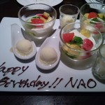 クッチーナ - パンナコッタと柚アイス